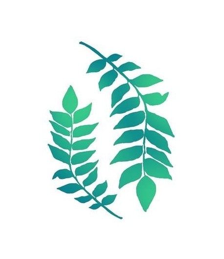 POCHOIR BRANCHES ET FEUILLES 21X29.7 KSG349 