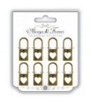 CADENAS COEUR METAL X 8