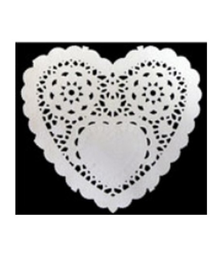 NAPPERONS X12 COEUR 12.5CM