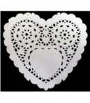 NAPPERONS X12 COEUR 12.5CM