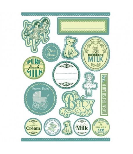 ETIQUETTES PREDECOUPEES ENFANTS STAMPERIA