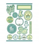 ETIQUETTES PREDECOUPEES ENFANTS STAMPERIA