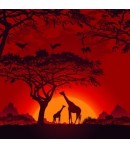SERVIETTE AFRICAN SUNSET