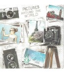 SERVIETTE PHOTOS AUTOUR DU MONDE