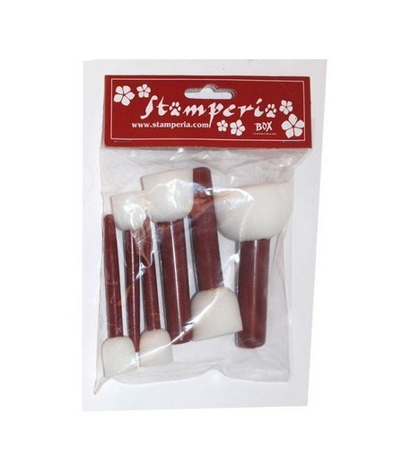 LOT 6 TAMPONS MOUSSE EPONGES KRK03 STAMPERIA