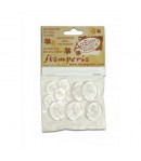 BOUTONS TRANSPARENTS X 22