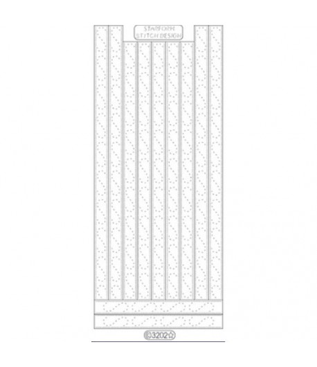 STICKERS BANDES PAILLETES TRANSPARENT OR