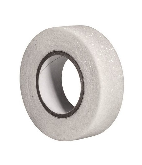 MASKING TAPE - GLITTER BLANC 15 MM X 5 M