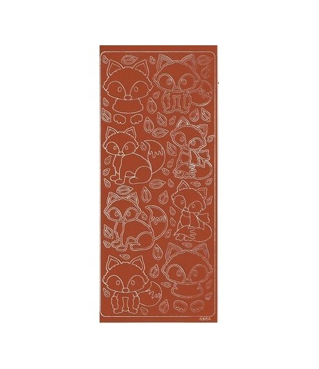 STICKERS RENARDS CACAHOUETE