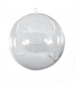 BOULE OUVERTE PLASTIQUE DIAM 8