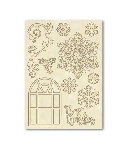 FORMES BOIS MEILLEURS VOEUX A5 KLSP009