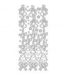 STICKERS NOEL ARGENT