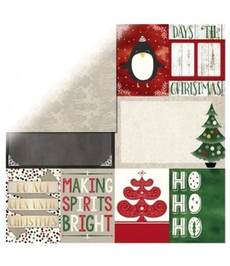 PAPIER SPECIAL DELIVERY 30.5 X 30.5 CM - BO BUNNY MERRY BRIGHT