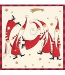SERVIETTE LES PERES NOEL