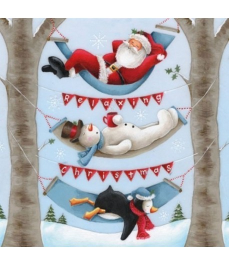 SERVIETTE NOEL RELAX