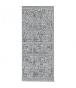 STICKERS COINS ARGENT