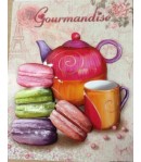 IMAGE 3D MACARONS ET THEIERE 24X30 GK2430086