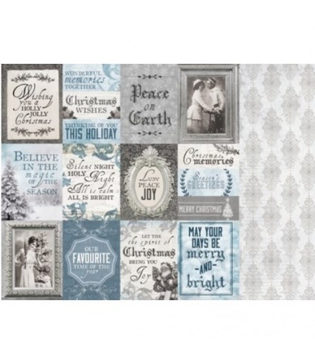 PAPIER KC FROSTED 30.5 X 30.5 CM - POLAR