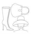 SERVIETTE PAPIER  DE RIZ 50X50 FEMME DFTM03