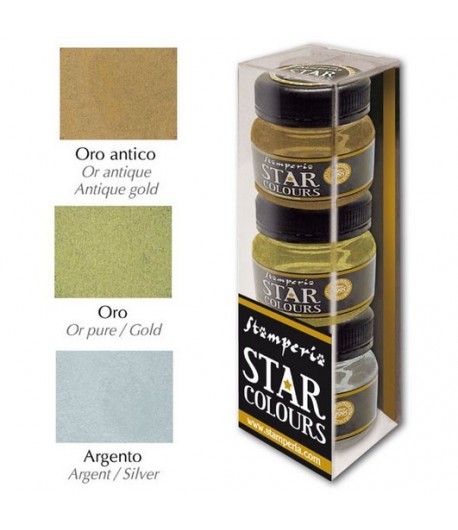FLACONS STARCOLOR 40ML OR ARG OR ANTIQUE