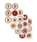 STICKERS CALENDRIER DE L'AVENT
