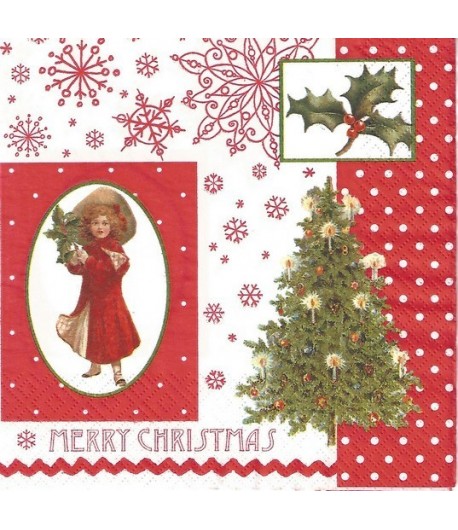 SERVIETTE LES IMAGES DE NOEL