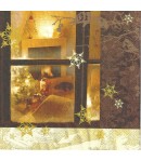 SERVIETTE AU COIN DU FEU 