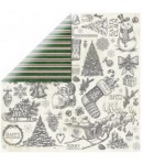 PAPIER NOSTALGIA 30.5 X 30.5 CM - BO BUNNY TIS THE SEASON