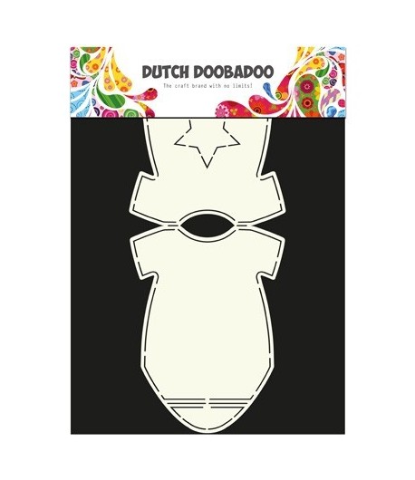GABARIT ONESIE CARD  - DUTCH DOOBADOO (595)