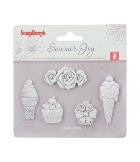 MINIATURES EN RESINE GOURMANDISES X 5