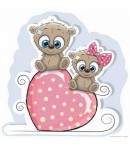 IMAGE 3D AMOUR OURSONS 30X30 GK3030074