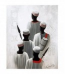 IMAGE 3D AFRICAINS DE DOS 40X50 2000839