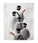 IMAGE 3D SAMOURAIS DE DOS 40X50 2000838