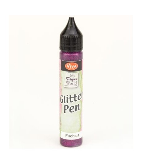 COLLE PAILLETÉE FUCHSIA 28 ML