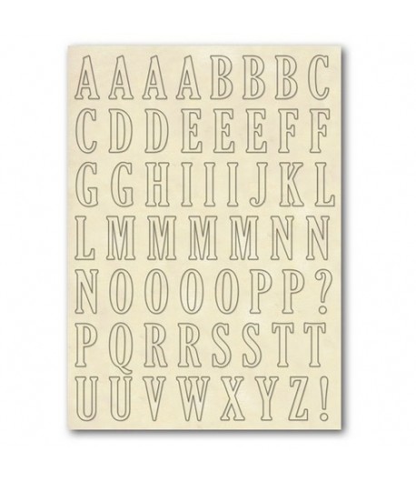 FORMES BOIS ALPHABET A5 KLSP034