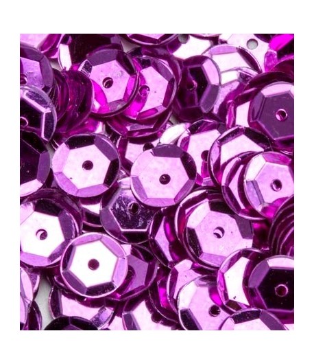 SEQUINS 6MM FUCHSIA - 12 GR