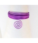 FIL ALU EMBOSSÉ 2MM - LILAS 5M