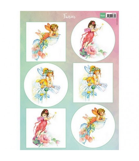 FEUILLE 3D MD FAIRIES 2