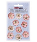 FLEURS TONS ROSE CLAIR X 10