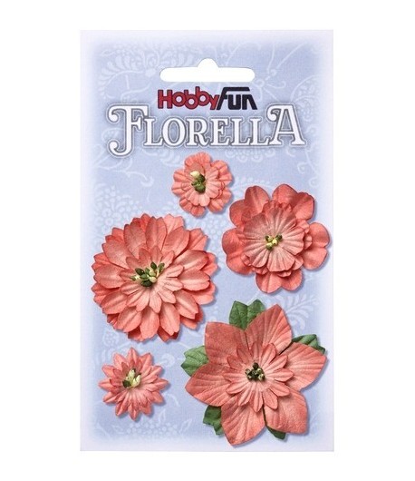FLEURS TONS CORAIL X 5