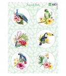 FEUILLE 3D MD TROPICAL VK9561