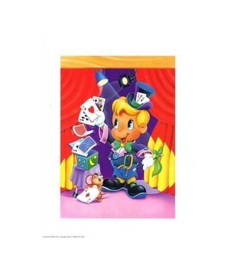 IMAGE 3D GARCON MAGIE 24X30