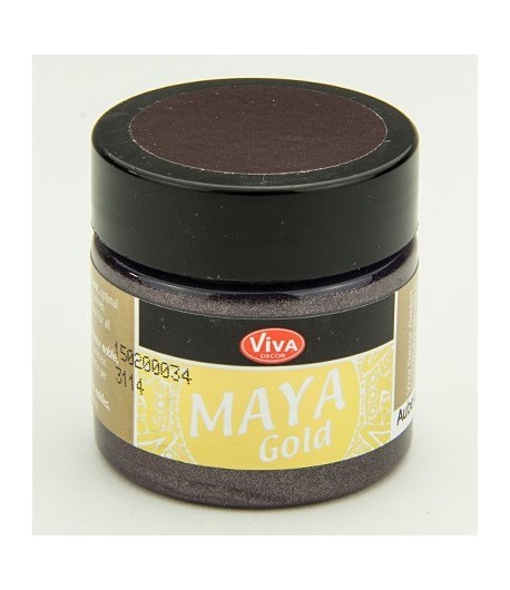 PEINTURE METALLISEE AUBERGINE - MAYA GOLD (502) - 45ML