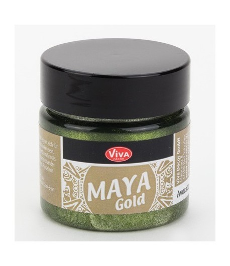 PEINTURE MÉTALLISÉE AVOCAT - MAYA GOLD (706) - 45ML