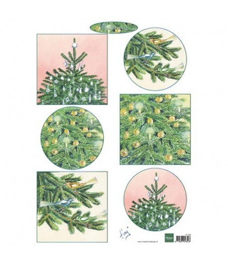 FEUILLE DECOS NOEL IT598