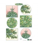 FEUILLE DECOS NOEL IT598