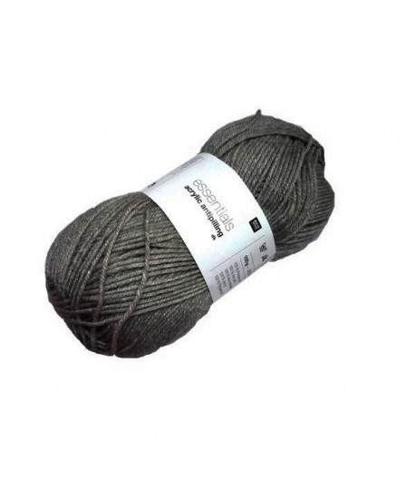 LAINE ACRYLIC ANTIPILLING GRIS FONCÉ (009)