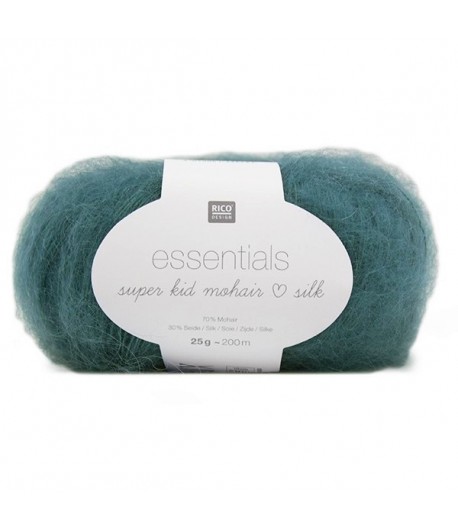 LAINE SUPER KID MOHAIR SILK PETROLE (016)