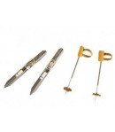 SKIS ET BATONS EN BOIS 11CM