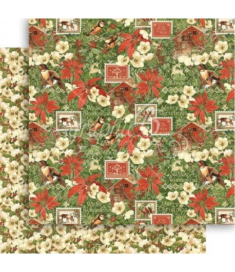 PAPIER G45 WINTER WONDERLAND YULE POST